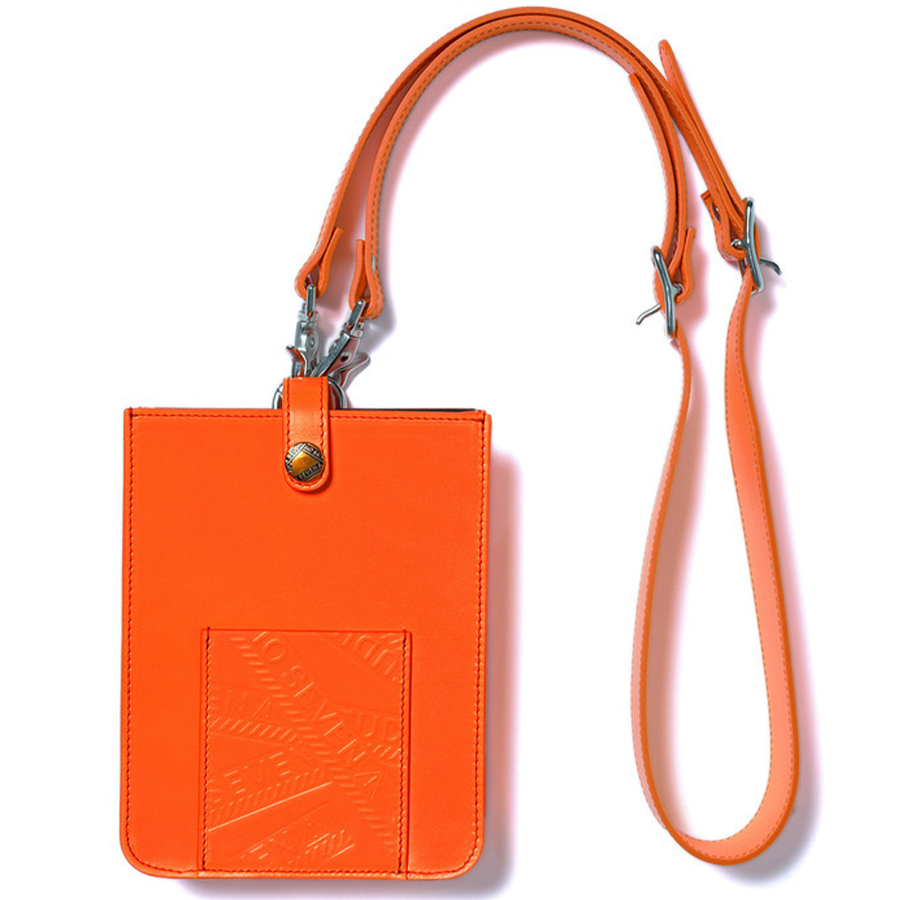 Leather Caution Mini Shoulder Bag