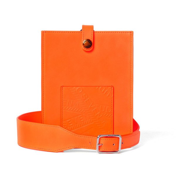 Leather Caution Mini Shoulder Bag 詳細画像 Orange 1