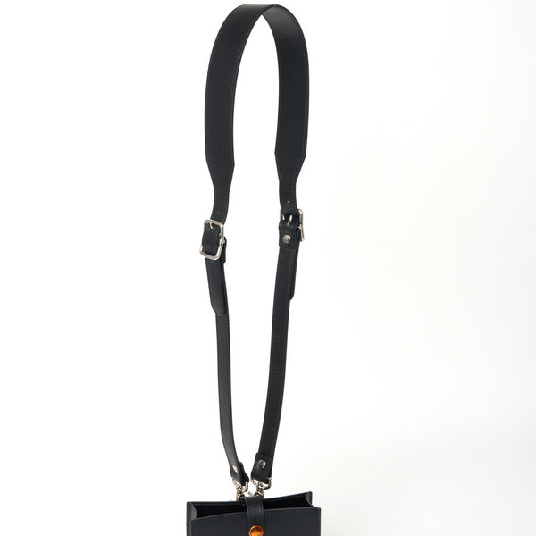 Leather Caution Mini Shoulder Bag 詳細画像 Orange 16