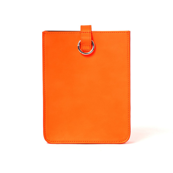Leather Caution Mini Shoulder Bag 詳細画像 Orange 5