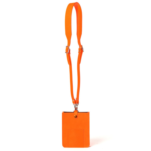 Leather Caution Mini Shoulder Bag 詳細画像 Orange 6