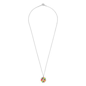 Multi Color Flower Necklace