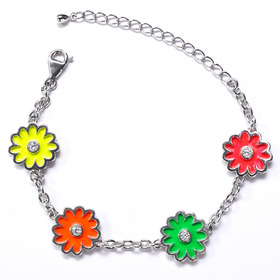 Multi Color Flower Bracelet 詳細画像