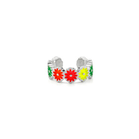 Multi Color Flower Ring