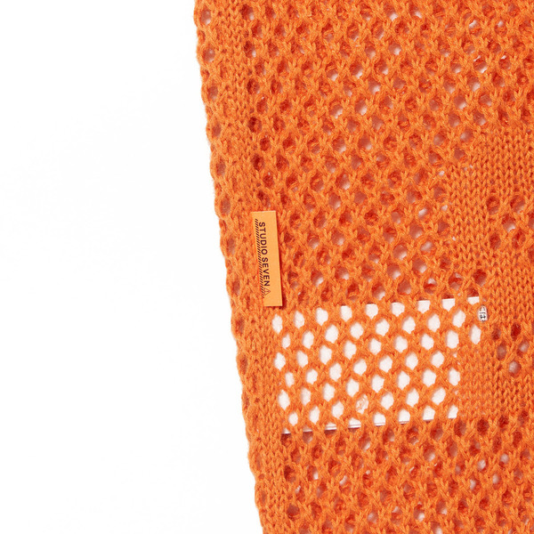 Mesh Knit Vest 詳細画像 Orange 9