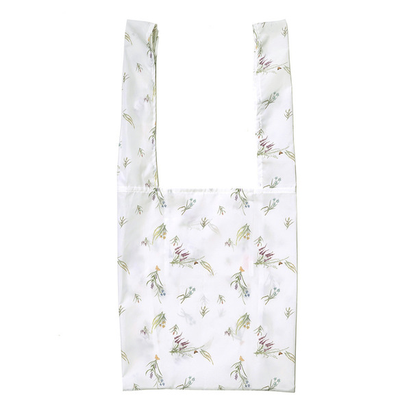 Botanical Print Folding Tote Bag 詳細画像 White 2