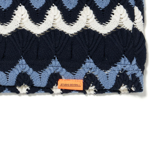 Lace Knit Shirt 詳細画像 Navy 7