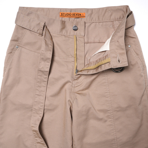 Belted Panel Chino Pants 詳細画像 Beige 2