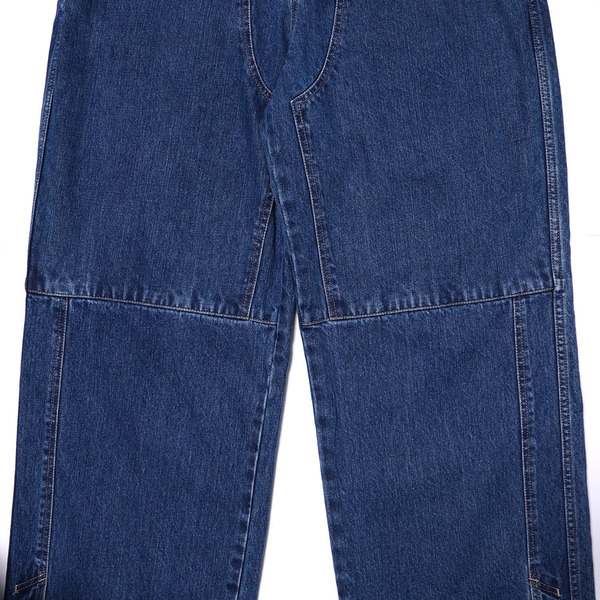 badway doubleknee denim pants渡り幅平置きで26cm程でした