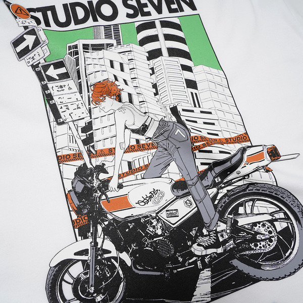 NAKAKI Graphic Tee 詳細画像 White 5