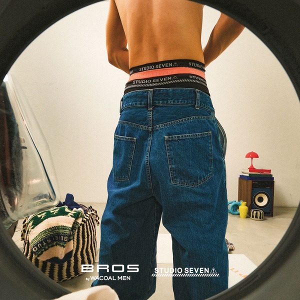 STUDIO SEVEN x BROS by WACOAL MEN PANTS HOLIC for MEN 詳細画像 Orange 4