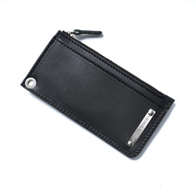 Logo Plate Leather Card-case Coin Wallet 詳細画像