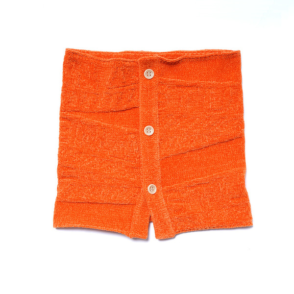 Chenille Knit Snood 詳細画像 Orange 1