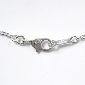 SV925 7cross Zirconia Point Necklace 詳細画像