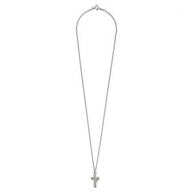 SV925 7cross Zirconia Point Necklace