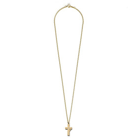 K10 7cross Zirconia Point Necklace