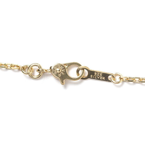 K10 7cross Zirconia Point Necklace 詳細画像 Gold 4