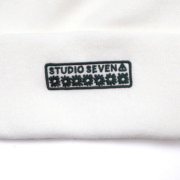 Flower Knit Cap 詳細画像 Black 1