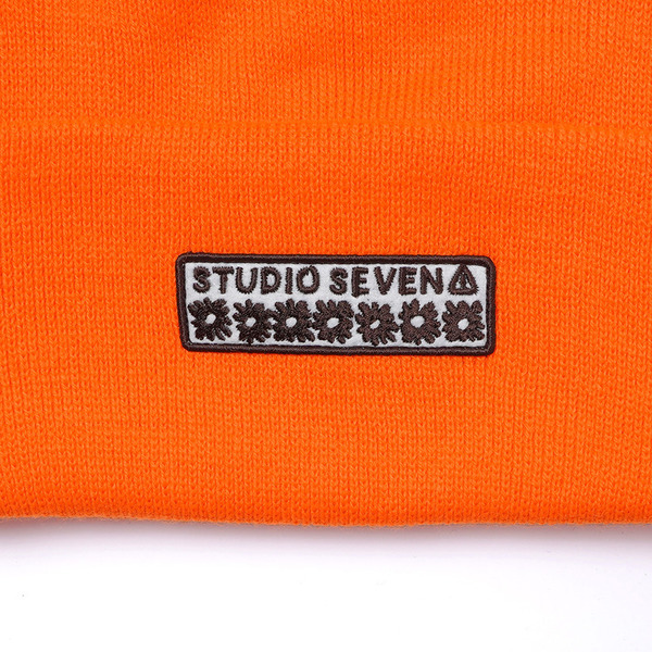 Flower Knit Cap 詳細画像 Black 2