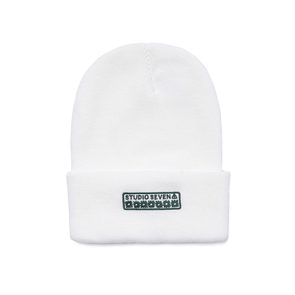 Flower Knit Cap 詳細画像 White 1