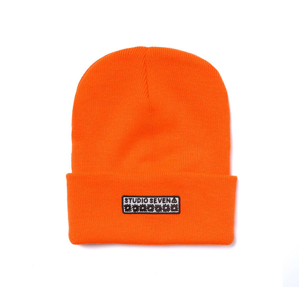 Flower Knit Cap 詳細画像 Orange 1