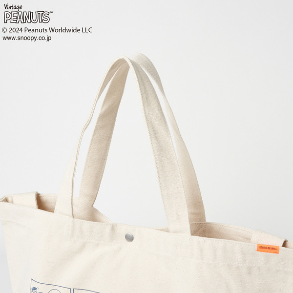 PEANUTS x STUDIO SEVEN Cotton Tote Bag 詳細画像 Natural 4