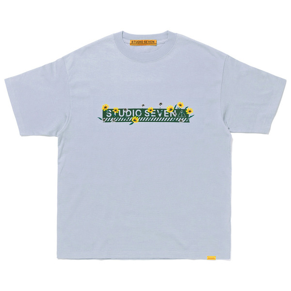 Flower Logo Print SS Tee 詳細画像 Blue 1