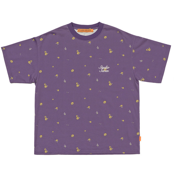 Flower Pattern SS Tee | STUDIO SEVEN (スタジオ セブン)