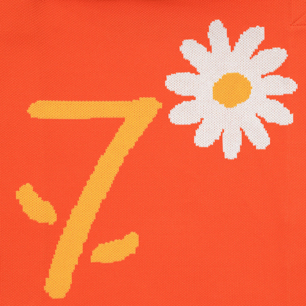 Flower Knit Bag 詳細画像 Orange 2