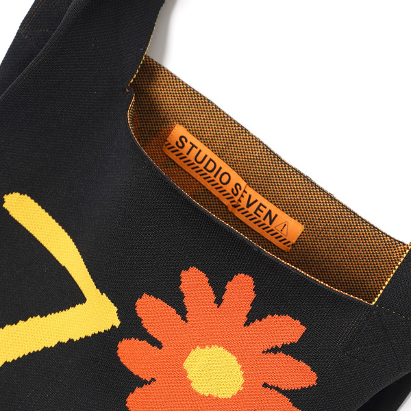 Flower Knit Bag 詳細画像 Orange 8