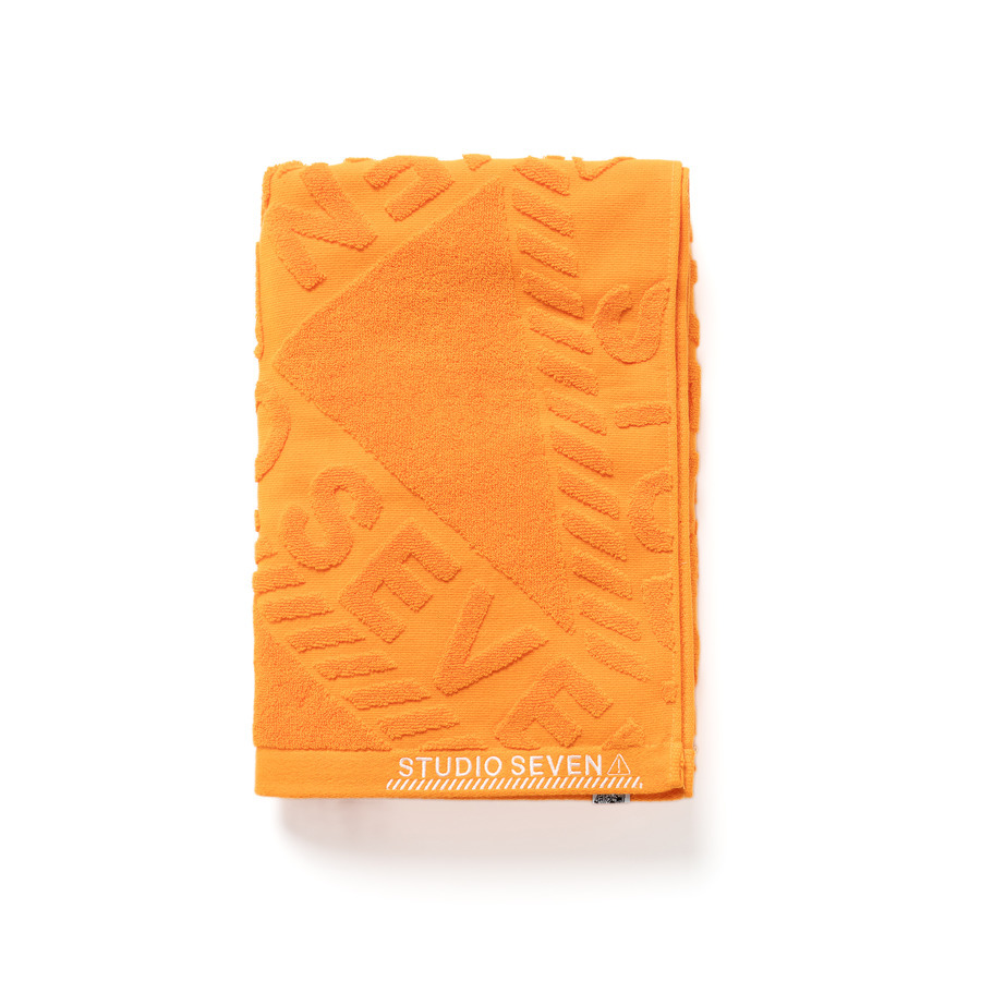 Caution Logo Bath & Beach Towel | STUDIO SEVEN (スタジオ