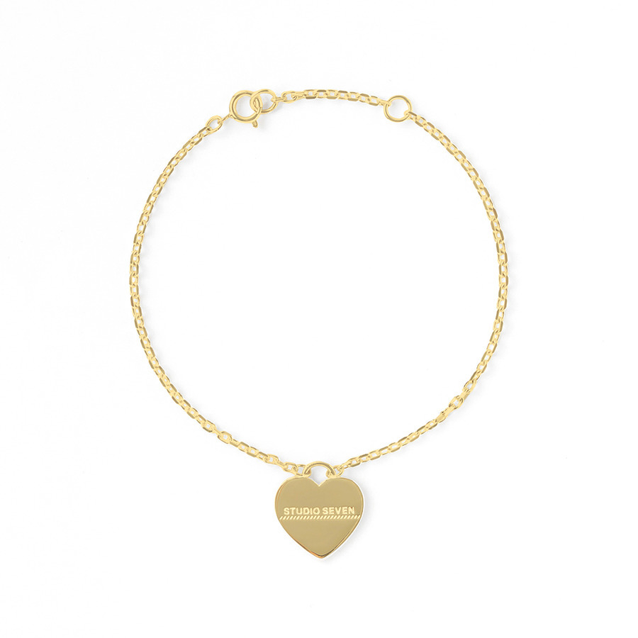 studio seven ブレスレット ゴールド Plate Heart Bracelet GLD | STUDIO SEVEN (スタジオ セブン)