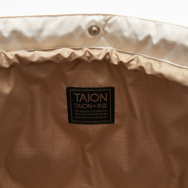 STUDIO SEVEN x TAION Down Tote Bag 詳細画像 Beige 13