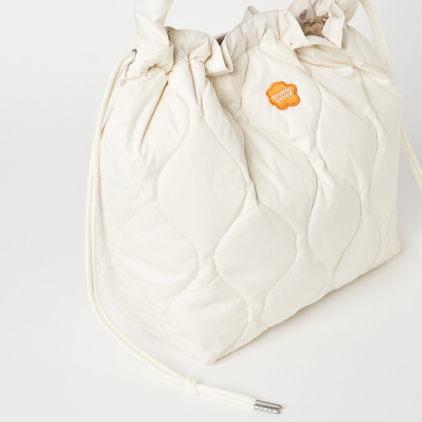 STUDIO SEVEN x TAION Down Tote Bag 詳細画像 Beige 9