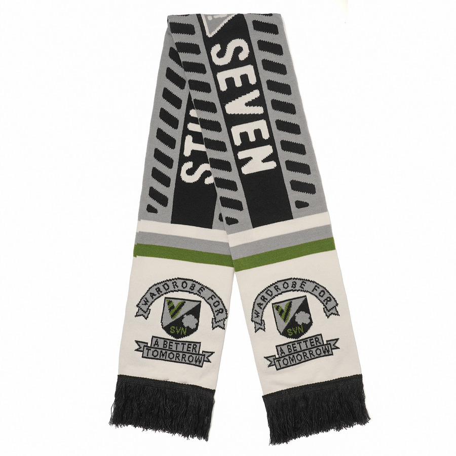 Emblem Knit Muffler | STUDIO SEVEN (スタジオ セブン)