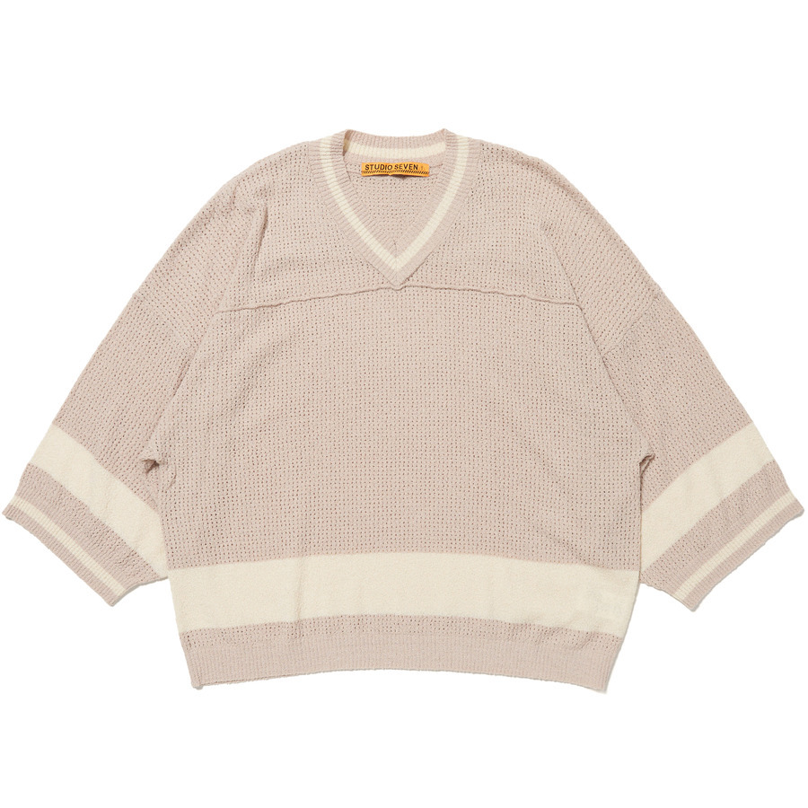 Mesh Knit Game Shirt | STUDIO SEVEN (スタジオ セブン)