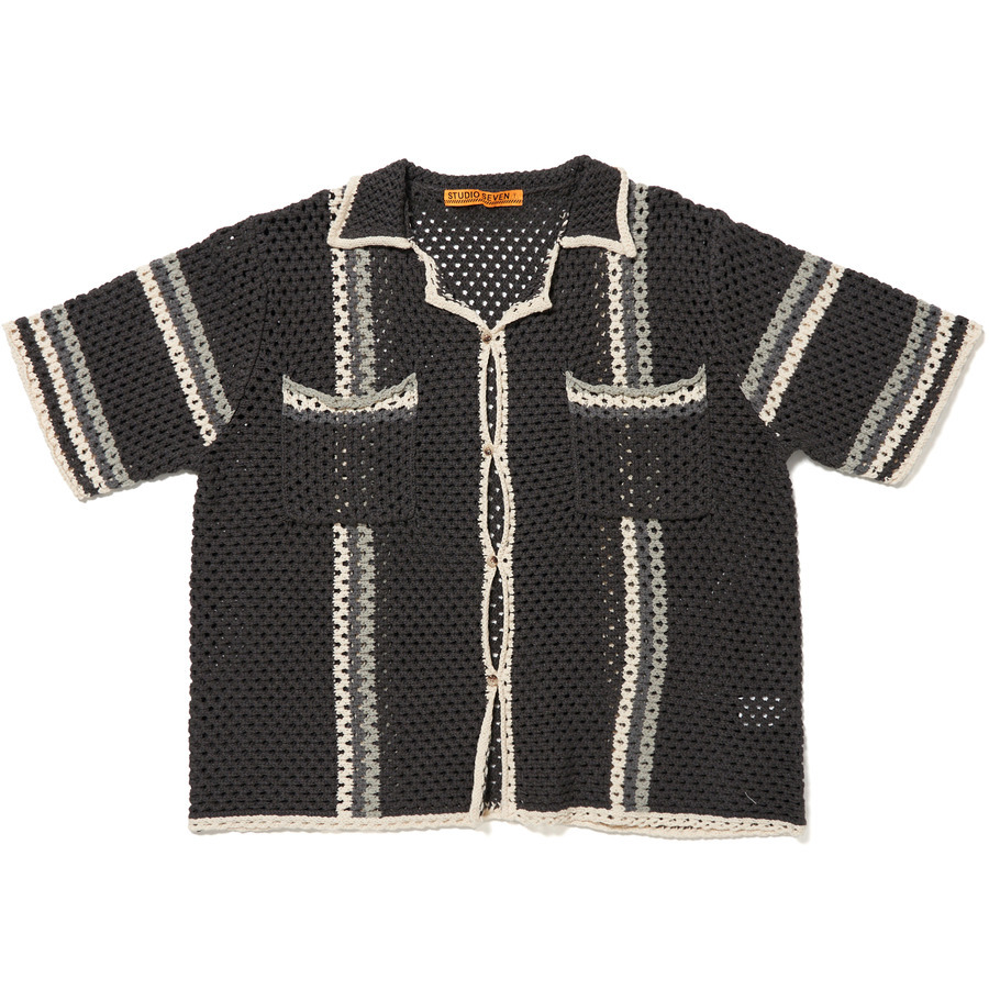 ロマンsec Cotton Crochet Shirt | STUDIO SEVEN (スタジオ セブン)