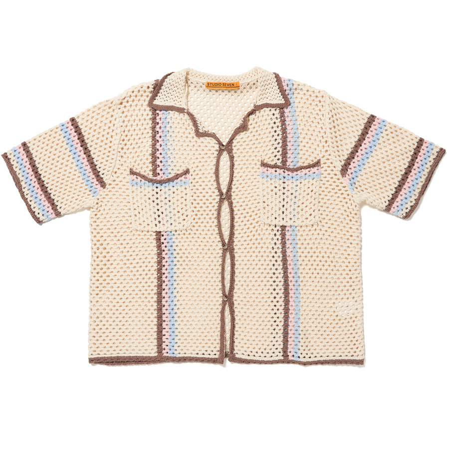 Cotton Crochet Shirt | STUDIO SEVEN (スタジオ セブン)