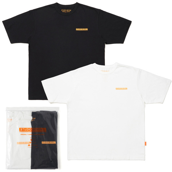 SEVEN PACK T-SHIRTS | CAUTION LOGO 詳細画像 White Set 11