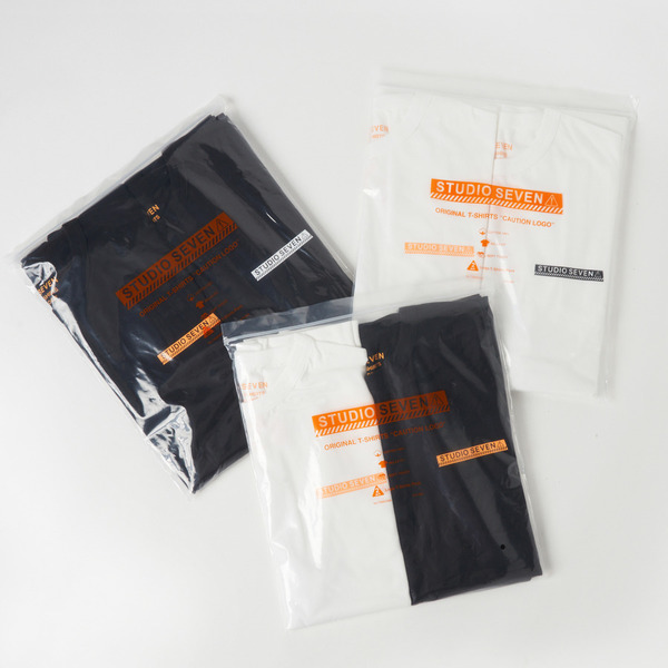 SEVEN PACK T-SHIRTS | CAUTION LOGO 詳細画像 White Set 20