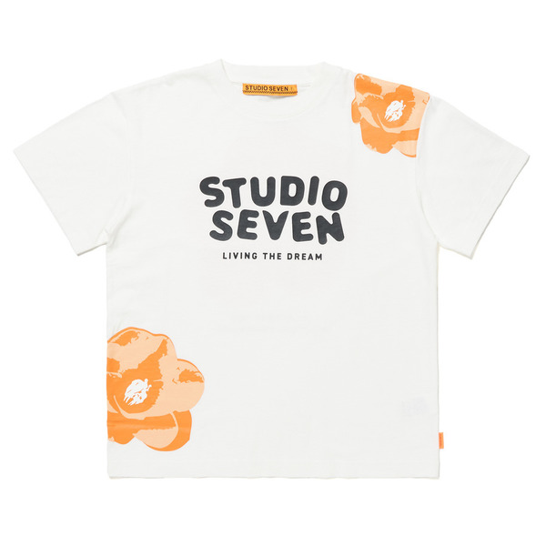 Bold Flower SS Tee 詳細画像 White 1