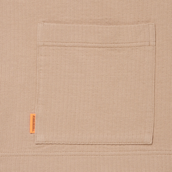 Cotton Crew Neck Cardigan 詳細画像 L.Beige 10