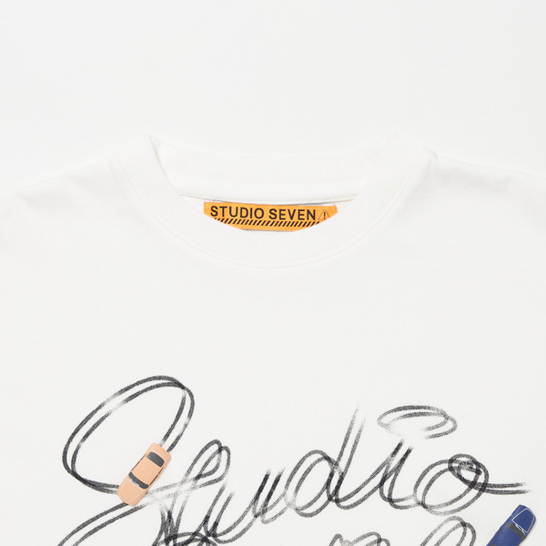 Car Line Logo T-shirt 詳細画像 White 8