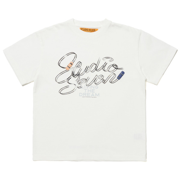 Car Line Logo T-shirt 詳細画像 White 1