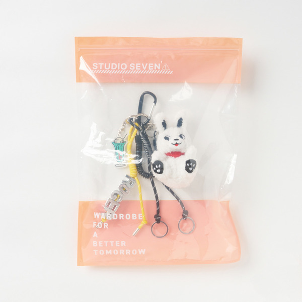 ROGER PLUSH TOY KEY CHAIN 詳細画像 White 6