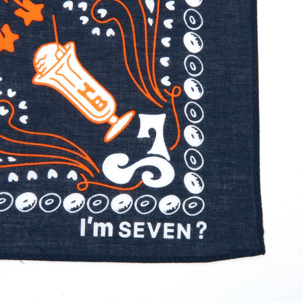 I'm SEVEN？ Bandana 詳細画像 White 7
