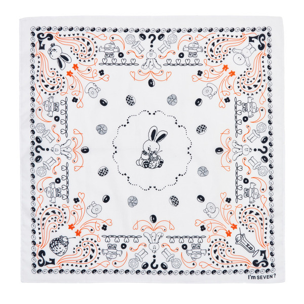 I'm SEVEN？ Bandana 詳細画像 White 1
