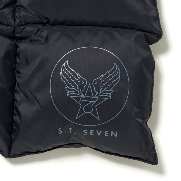 TAION x STUDIO SEVEN LONG DOWN MUFFLER　 詳細画像 O.White 15