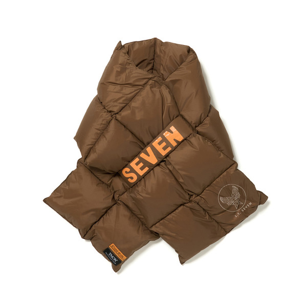 TAION x STUDIO SEVEN LONG DOWN MUFFLER　 詳細画像 Brown 1