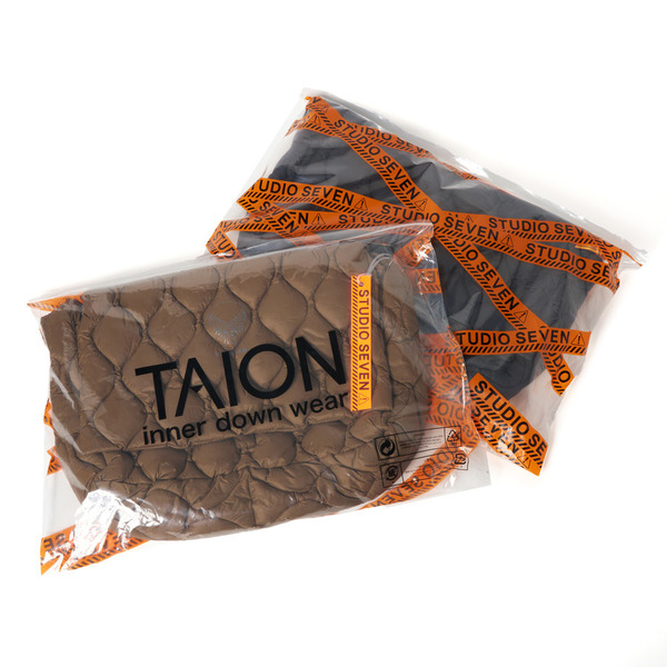 TAION x STUDIO SEVEN MESSENGER DOWN BAG-L 詳細画像 Black 20